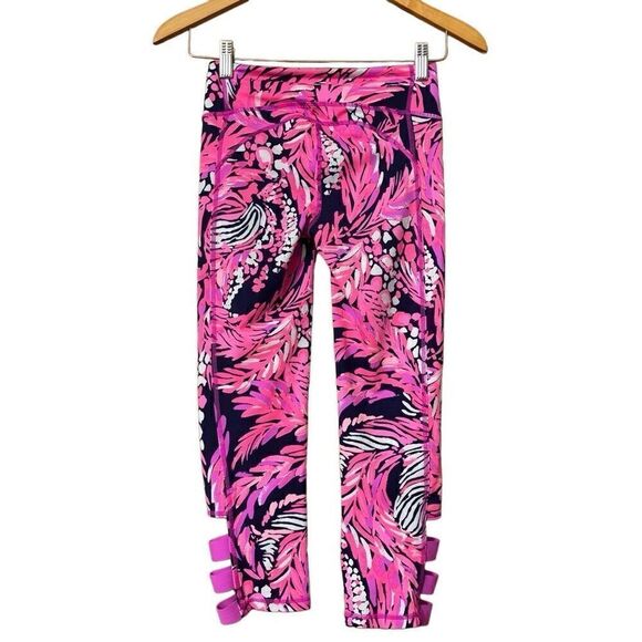 Lilly Pulitzer luxletic cropped leggings a jungle in here print - Picture 2 of 12